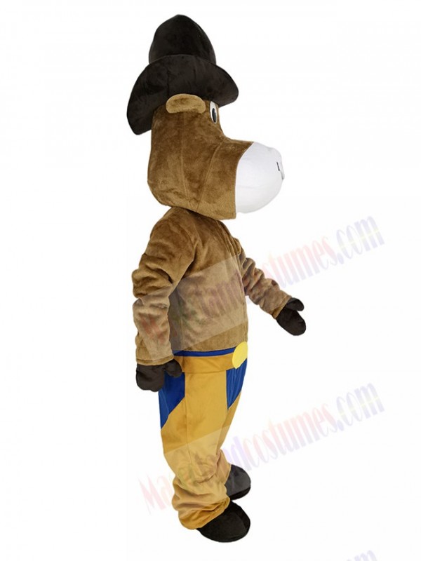 Cowboy Ox Cattle mascot costume