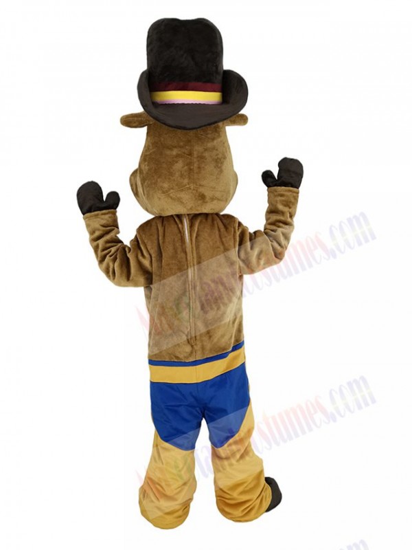 Cowboy Ox Cattle mascot costume