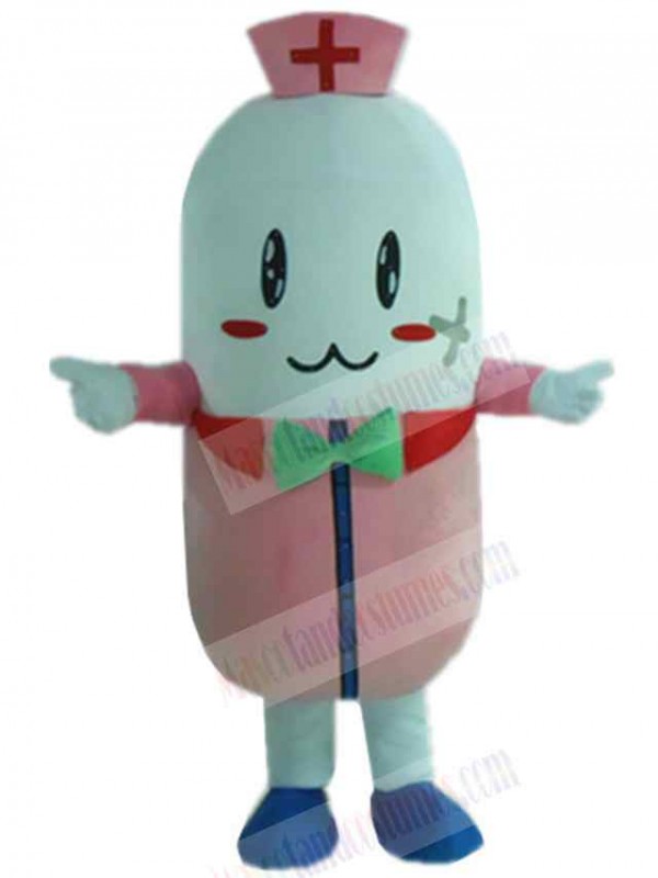 Pill mascot costume