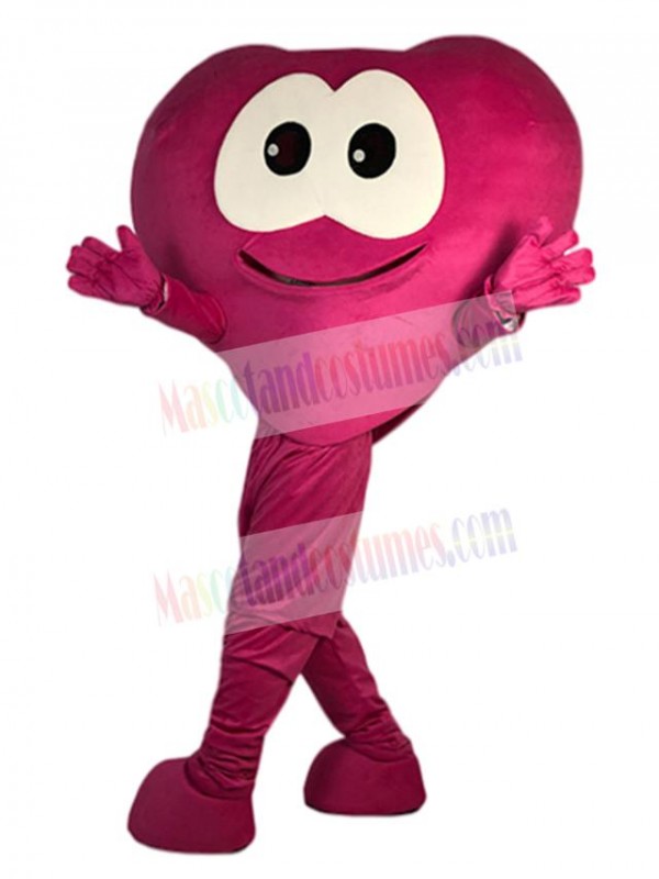 Heart mascot costume