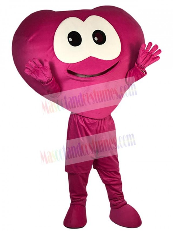 Heart mascot costume