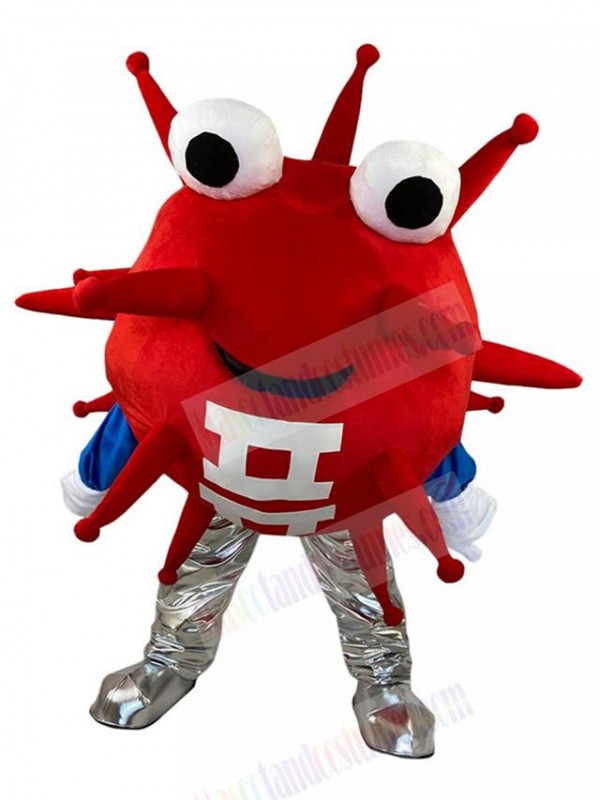Virus mascot costume