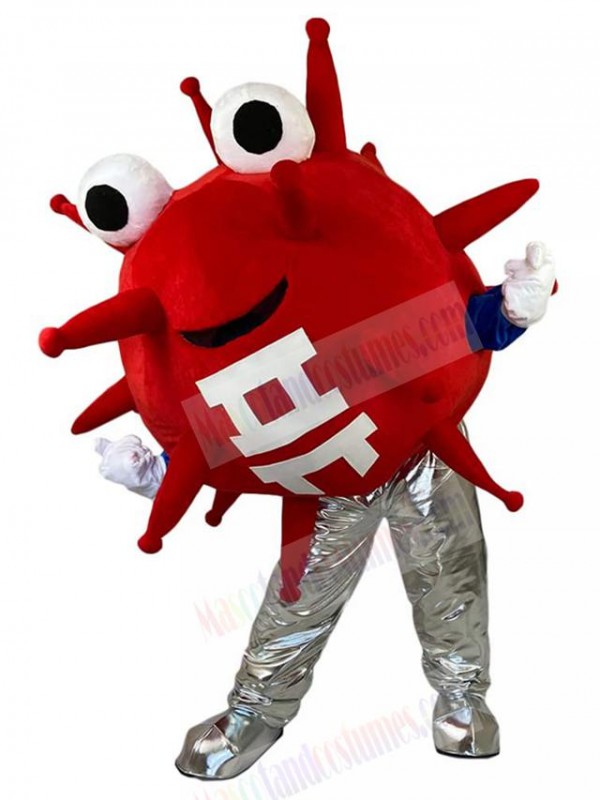 Virus mascot costume