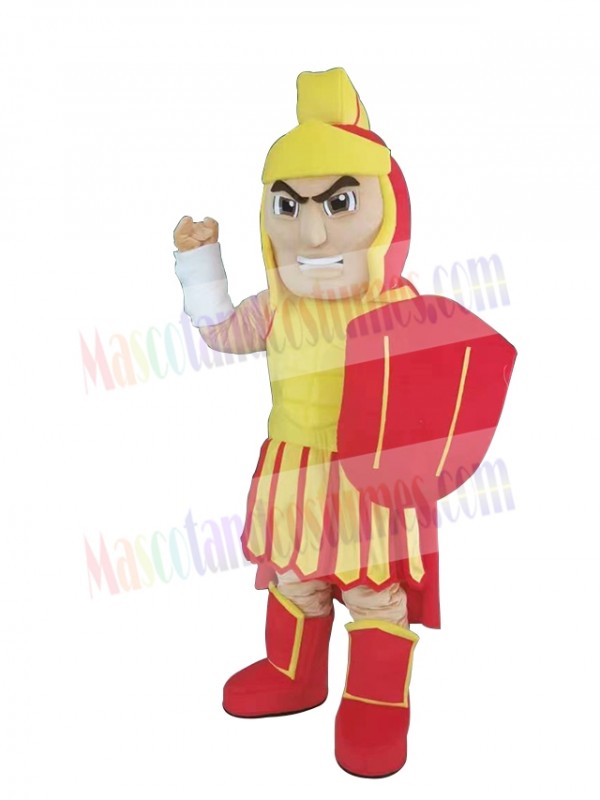 Spartan mascot costume