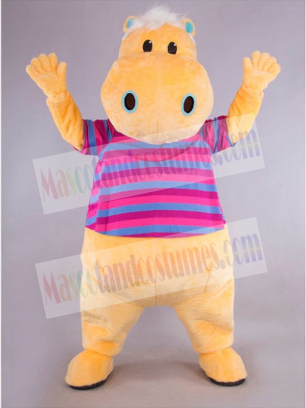 Hippo mascot costume