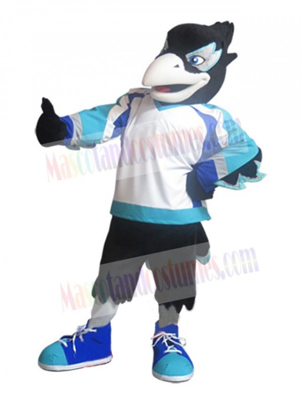 Raven mascot costume