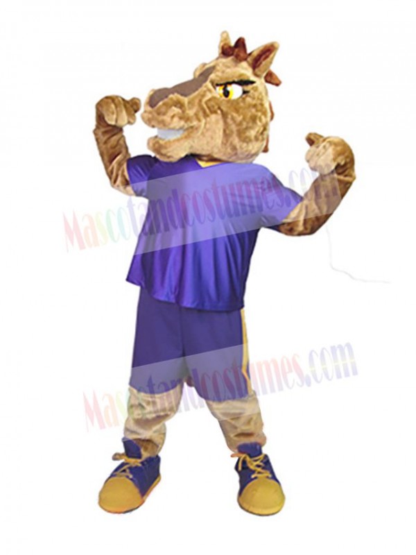 Mustang Horse mascot costume