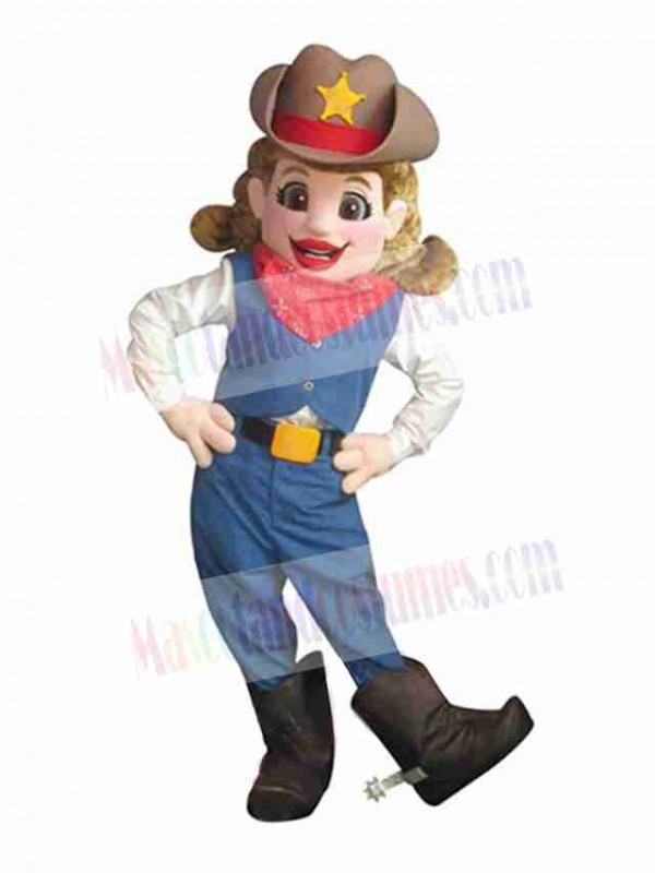 Cowgirl mascot costume